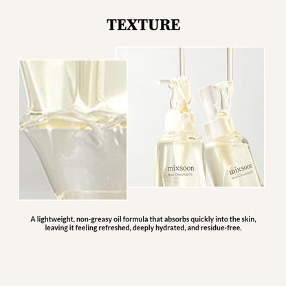 Mixsoon Korean Bean Cleansing Oil, Removes Makeup, Nourishes & Hydrates Skin