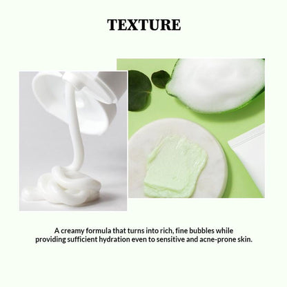 Mixsoon Centella Cleansing Foam, Gentle Face Wash for Redness & Acne-Prone Sensitive Skin