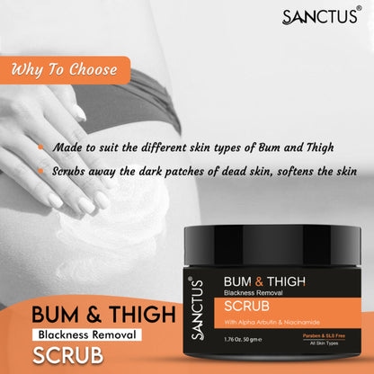 SANCTUS Bum & Thigh Skin Whitening Scrub