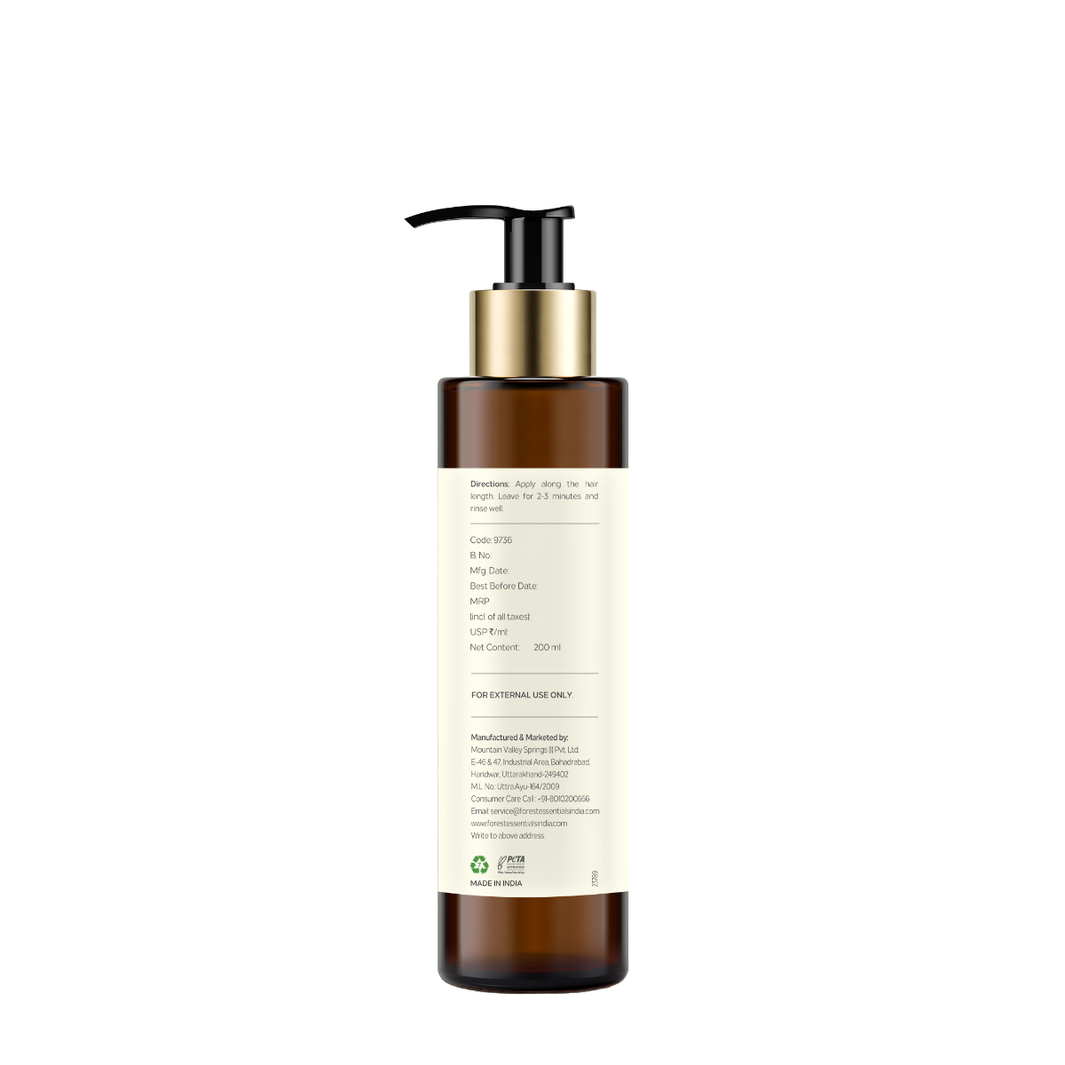 Forest Essentials Hair Conditioner Japapatti & Brahmi