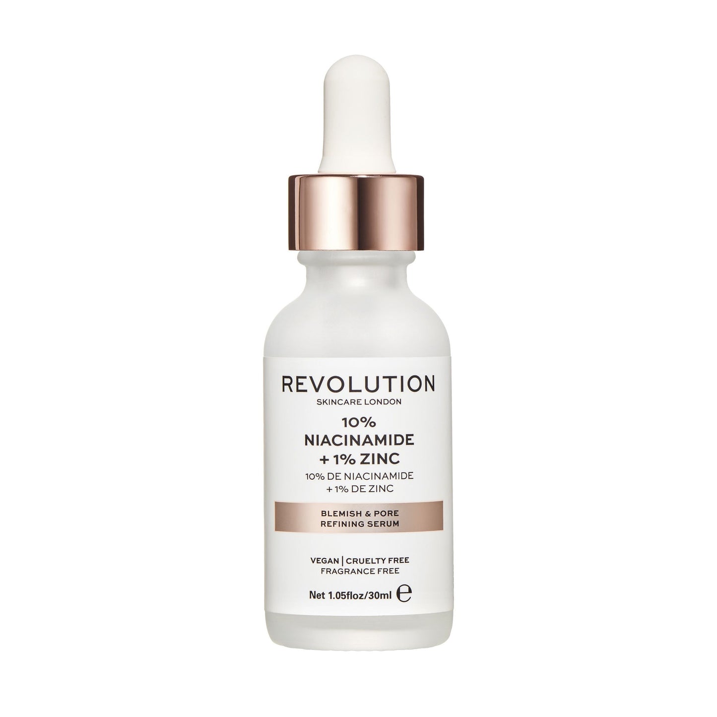 Makeup Revolution Skincare Blemish and Pore Refining Serum - 10% Niacinamide + 1% Zinc