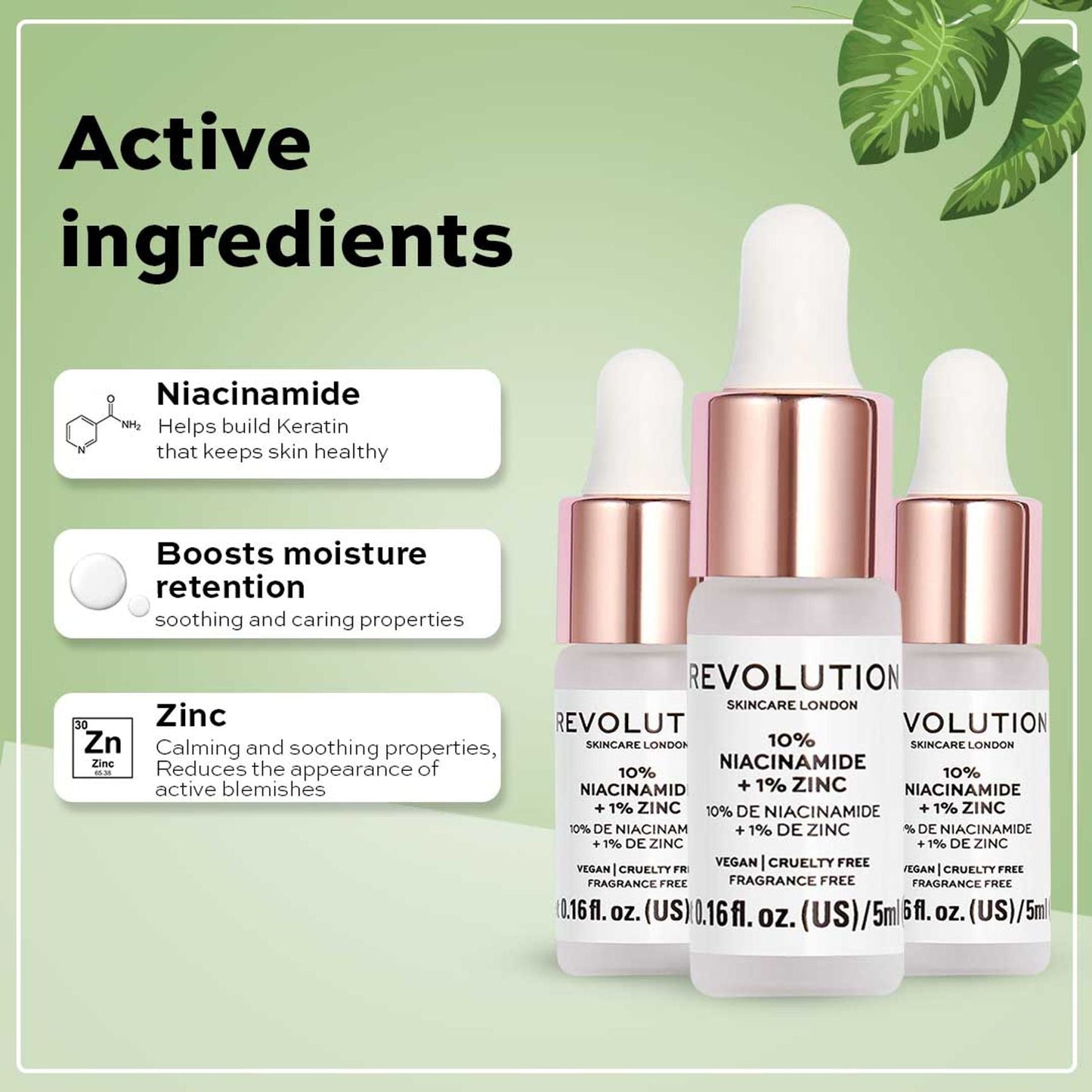 Makeup Revolution Skincare Blemish and Pore Refining Serum - 10% Niacinamide + 1% Zinc