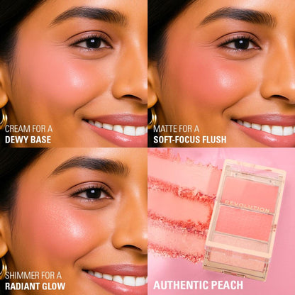 Makeup Revolution Blush Icon Palette - Authentic Peach