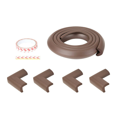 Safe-O-Kid Unique High Density L-Shaped 2 Mtr Long 4 Large Edge Guard With 16 Corner Cushions (SOK9EDG2P038)
