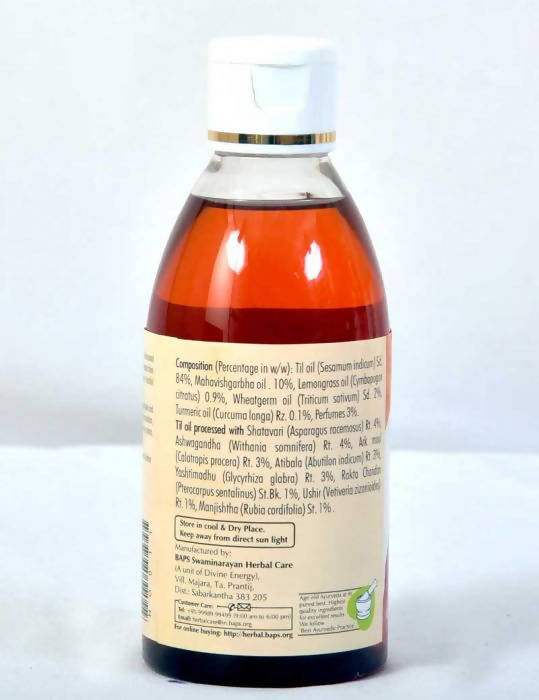 Baps Amrut Body Massage Oil - 200 ml