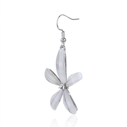 Trendoo Jewelry Gold-Polished Stylish Fancy Party Wear White Drops