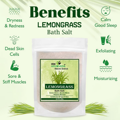 VedicAyurveda Lemongrass Bath Salt