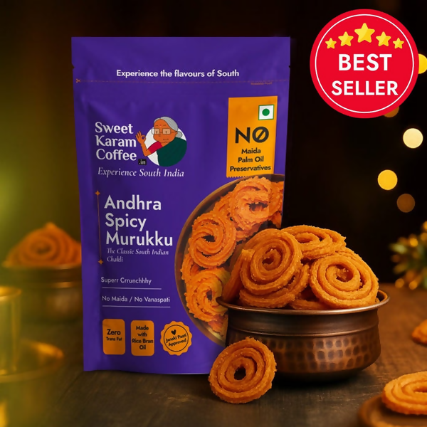 Sweet Karam Coffee Andhra Murukku (Classic Crunch)