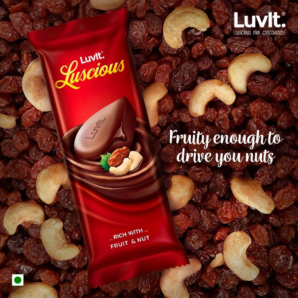 LuvIt. Luscious Fruit & Nut Chocolate Bars