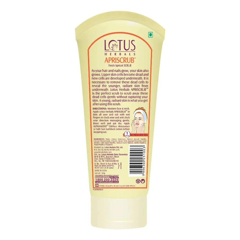 Lotus Herbals Apriscrub Fresh Apricot Scrub