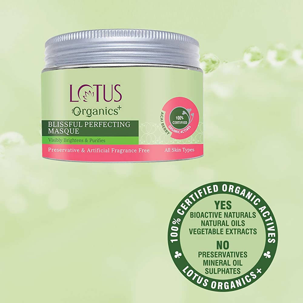 Lotus Organics+ Blissful Perfecting Masque (Mask) - 50 gms