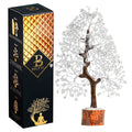 Bezavo Clear Quartz Crystal Tree Silver Wire
