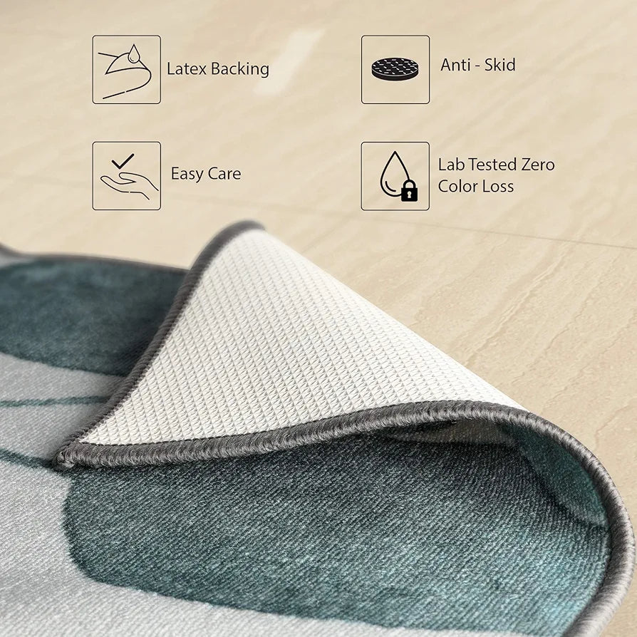 Status Contract 3D Printed Perfect Rugs for Living Area Rug and for Bedroom Rug and for ining Table Rug Floor with Anti Slip Backing