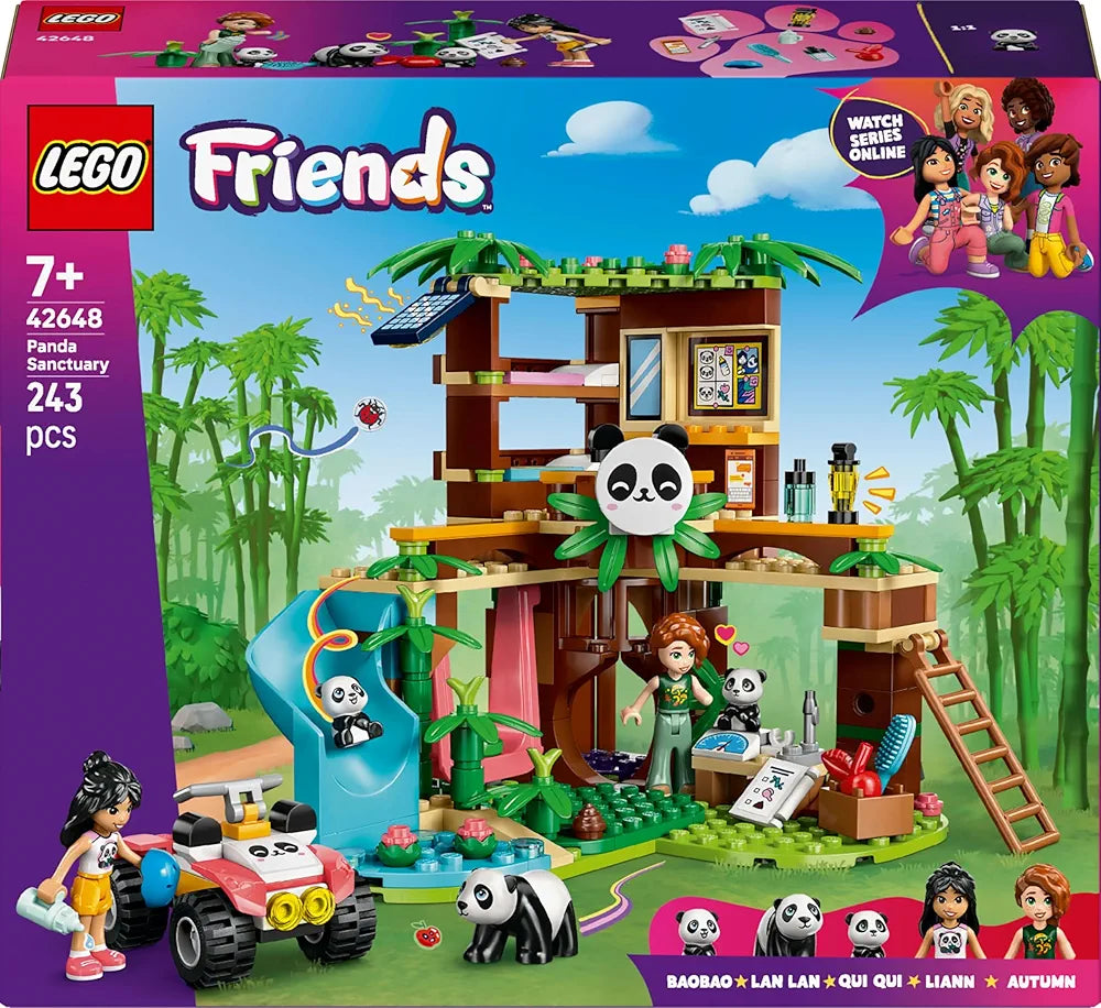 Lego Friends Panda Sanctuary Animal Care Building Set Toy 42648 Building Blocks Toys for 7+ Gift for Boys and Girls