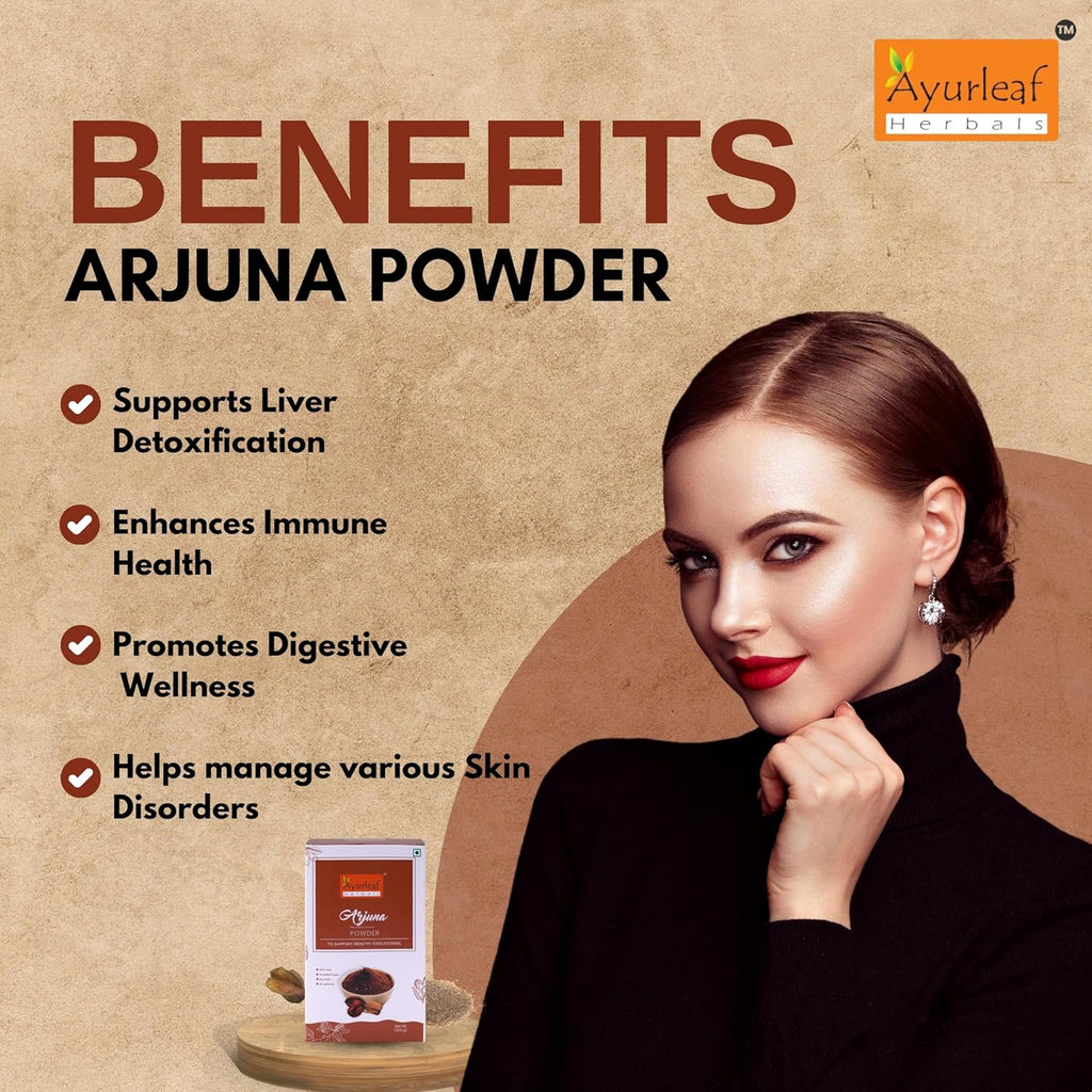 Ayurleaf Herbals Arjuna Powder - 200 Gms