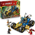Lego Ninjago Jay’s Transforming Car Ninja Car Toy Building Set with 5 Minifigures - 71856