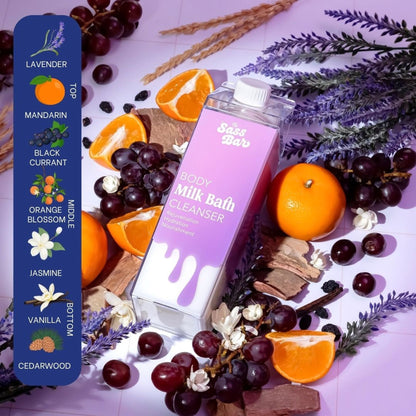 The Sass Bar Dusk Exfoliating Bodywash with Lactic Acid + Centella for Sensitive Skin