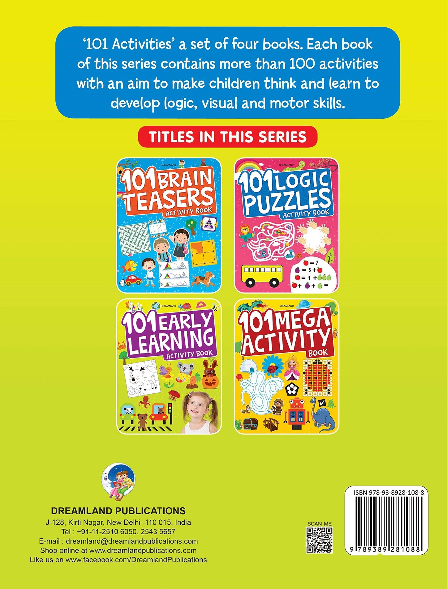 Dreamland 101 Early Learning Activity Book