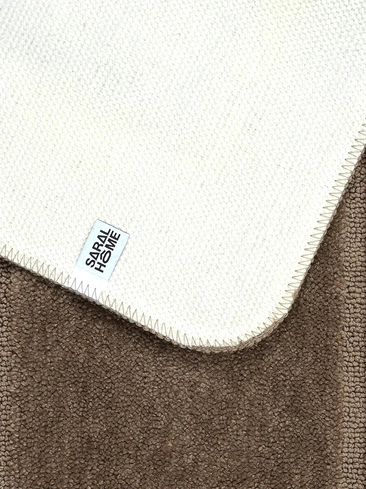 Saral Home Good Morning Mat Colour Beige (Pack of 2)