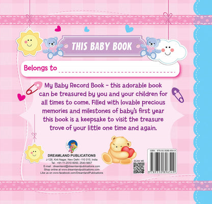 Dreamland My Baby Record Book