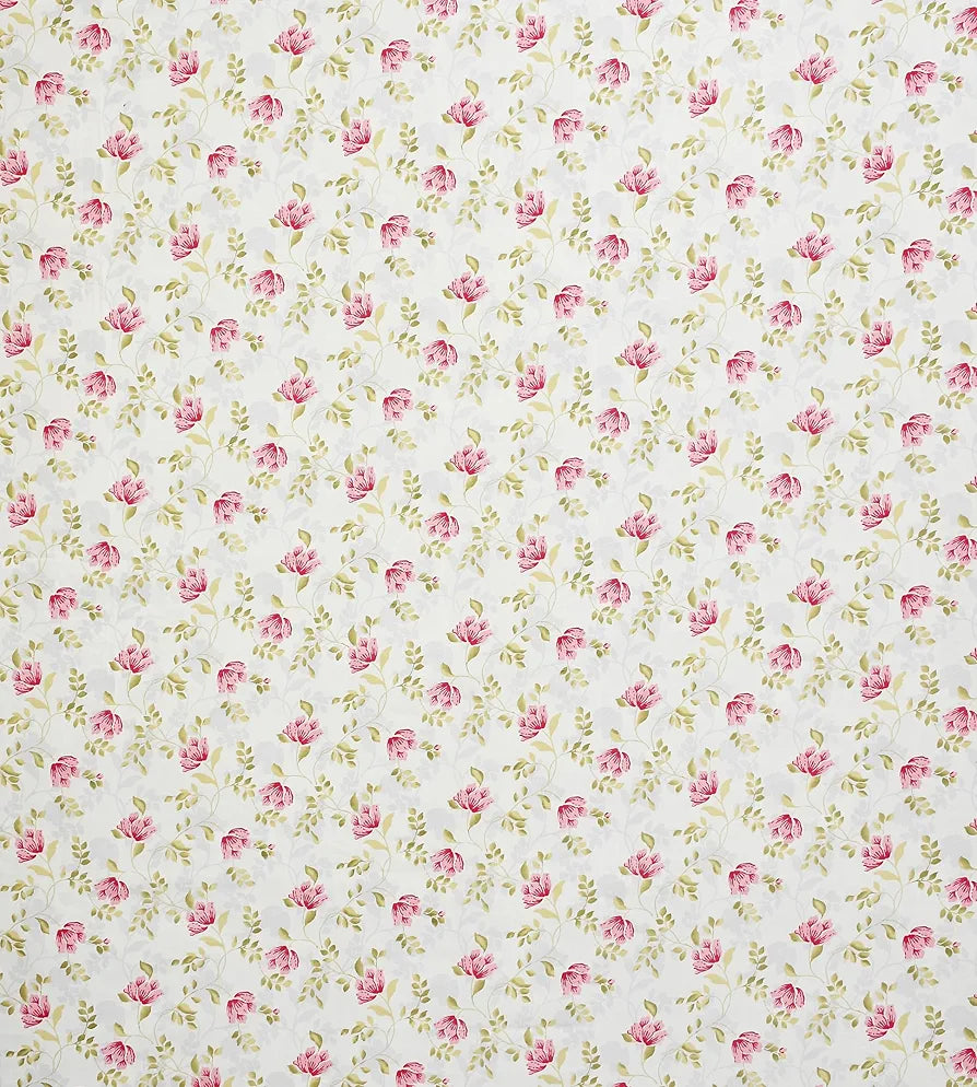 Homefab India 180 TC Glace Cotton Double BedSheet with 2 Pillow Covers Pink