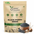 Namo Organics - Original Poppy Seeds (Black) - 200g - 100% Natural Khus khus for Cooking & Baking