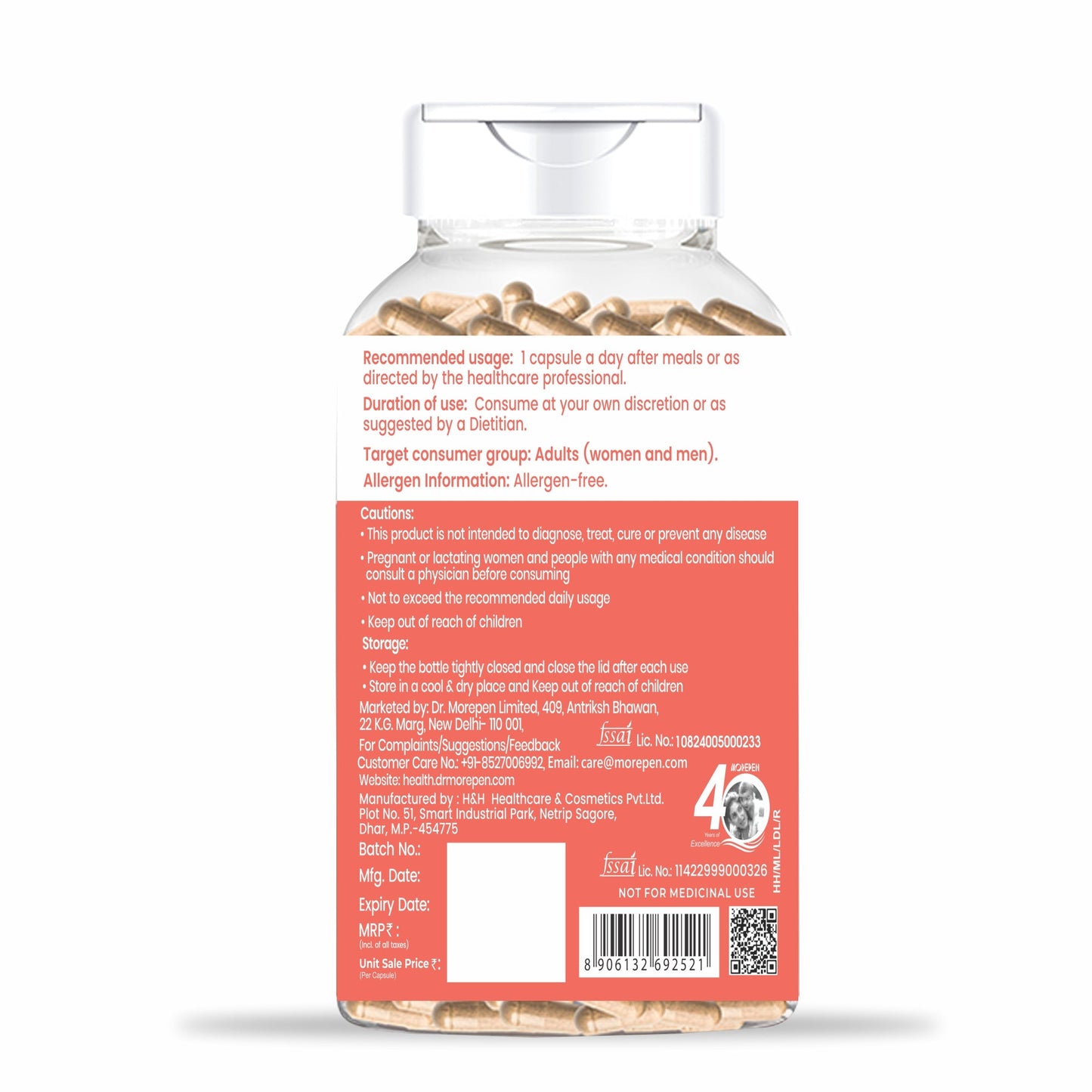 Dr. Morepen Milk Thistle+ Capsules For Liver Health