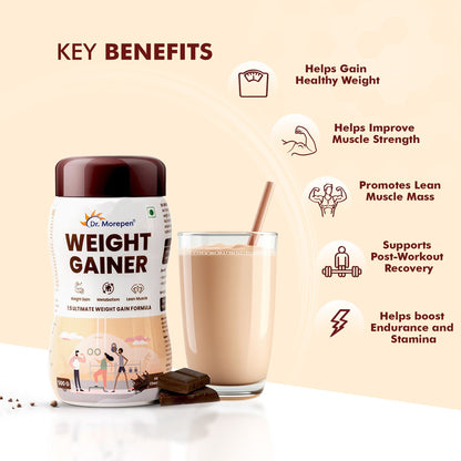 Dr. Morepen Weight Gainer - Chocolate Flavor