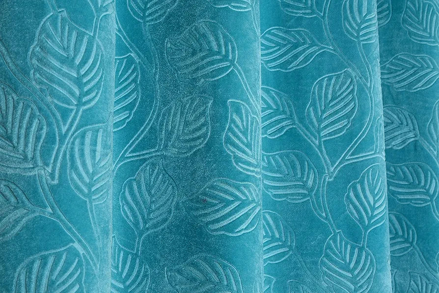 Purav Light Velvet Curtains 9 Feet for Long Door 2 Piece Light-Blocking
