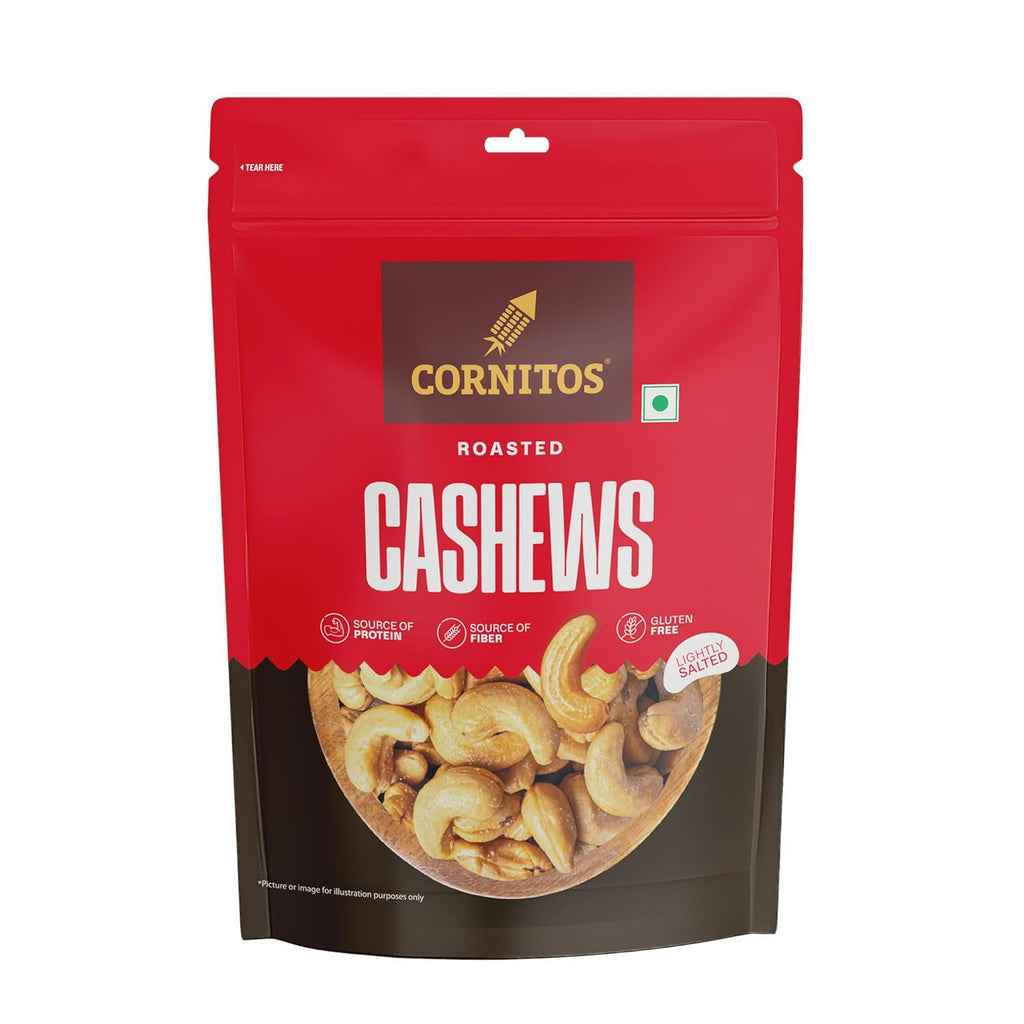 Cornitos Roasted Cashew – Crack Pepper & Lightly Salted