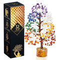 Bezavo Seven Chakra Crystal Tree – Feng Shui Prosperity Tree Silver Wire