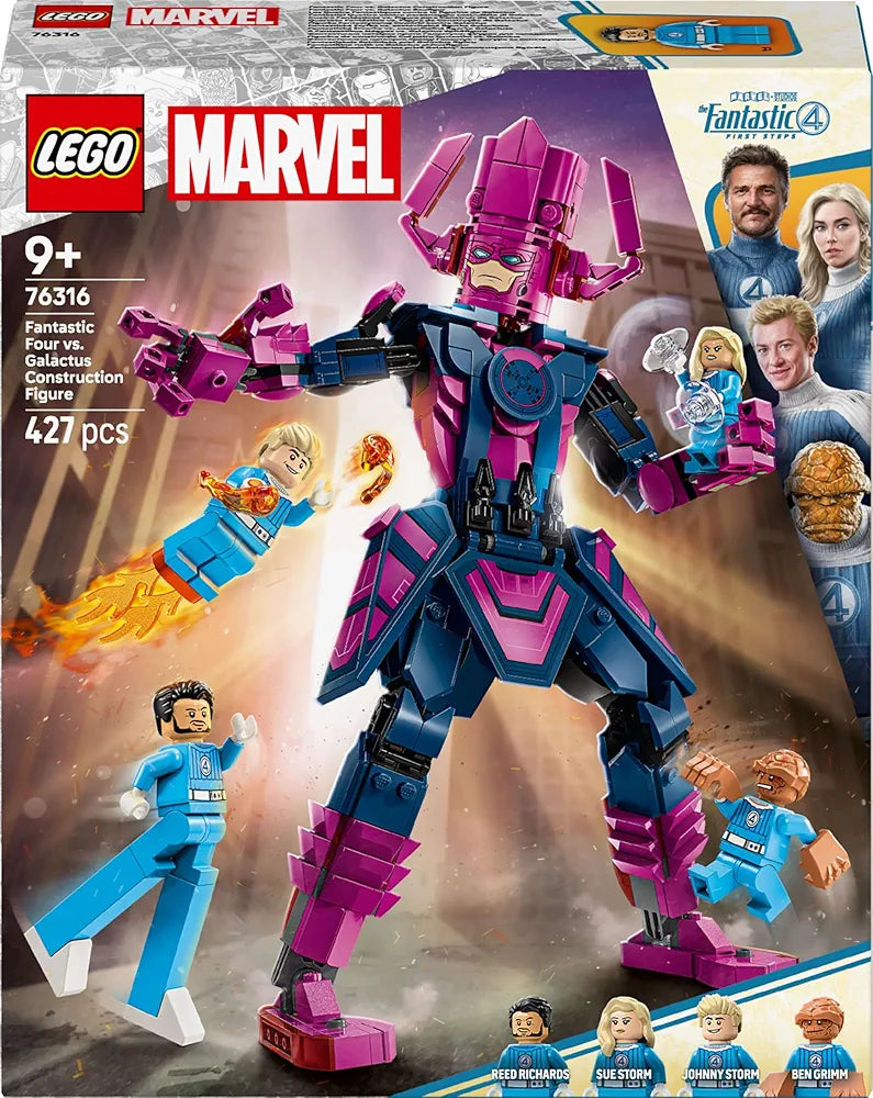 Lego Marvel Fantastic Four vs Galactus Construction Figure 76316 Building Blocks Toys for 9+ Gift for Boys and Girls