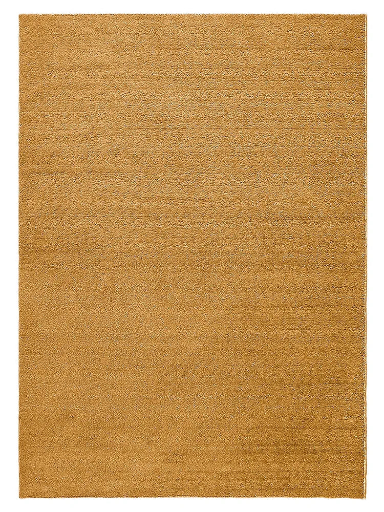 Saral Home Neon Shaggy Yarn Anti-Skid Carpet for Living Room  Colour Gold
