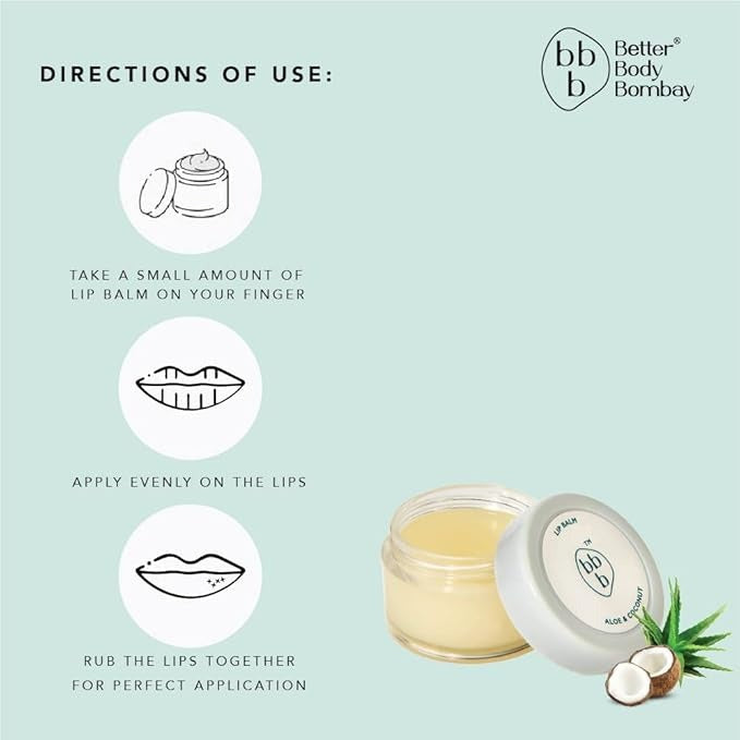 Better Body Bombay Aloe & Coconut Lip Balm - 10 gms