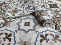 Indian Royals Mexican Design Vinyl Self Adhesive Peel and Stick Wallpaper Bohemian Tile Wallpaper