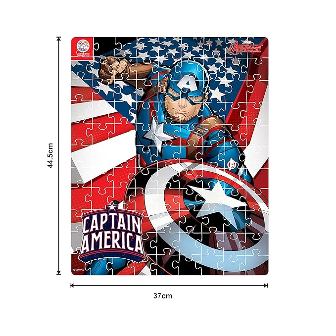 Ratna's 99 Pieces Jigsaw Puzzle for Kids Puzzle | Captain America