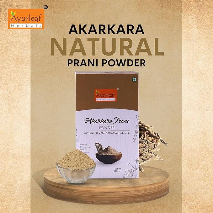 Ayurleaf Herbals Akarkara Irani Powder for Immune Booster - 200 Gms