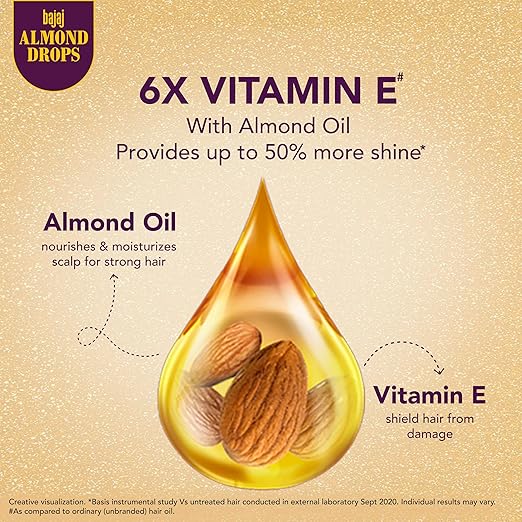 Bajaj Almond Drops Hair Oil - 625 ml