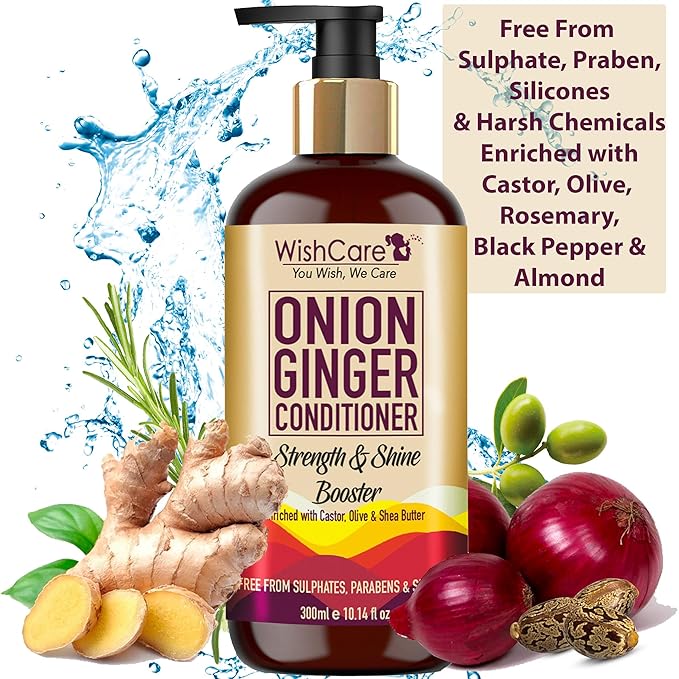 WishCare Onion Ginger Conditioner - 300 ml