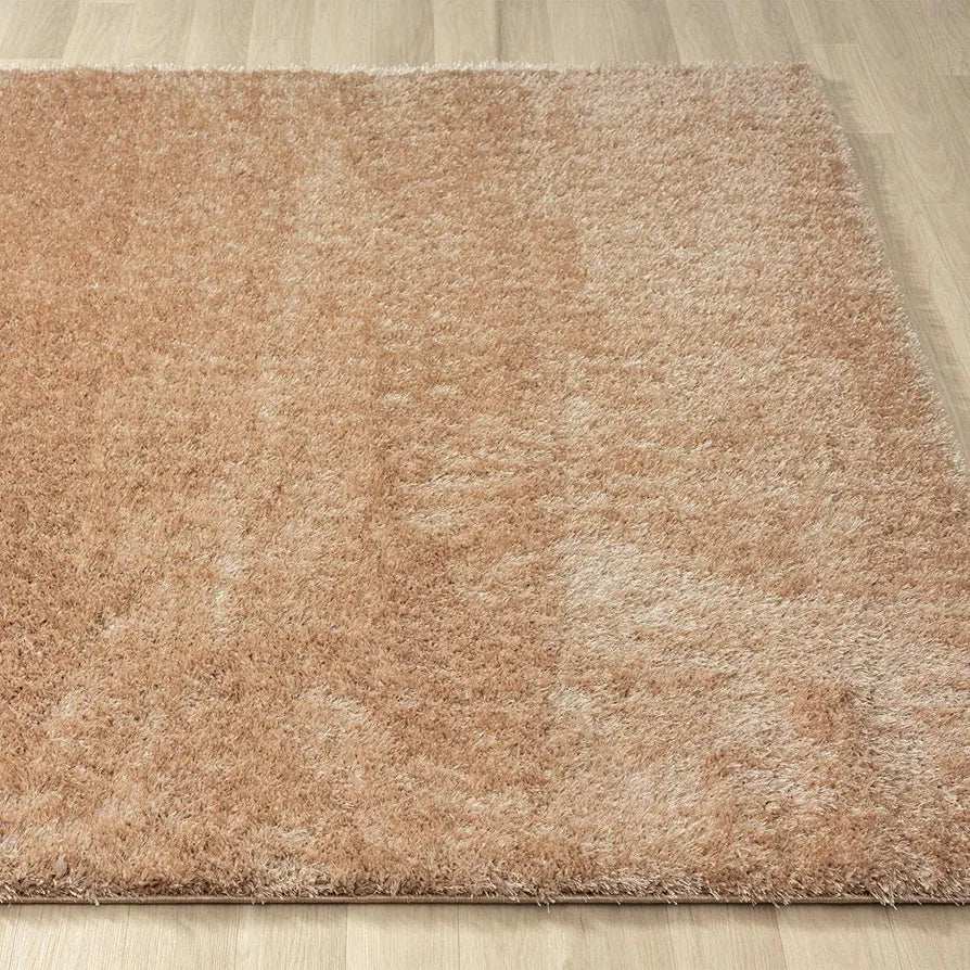 Ishro Home Premium Fuzzy Shag Carpet For Hall Rugs For Living Room Carpets For Living Room Colour Beige  3x5 Fts