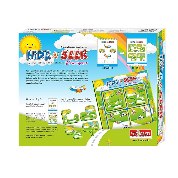 Toymate Hide N Seek Transport Puzzle Game for Kids