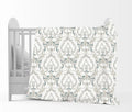Divine Casa 120 GSM Microfiber Single Kids Dohar Soft & Lightweight Throw Blanket Paisley Pattern Colour Ivory & Beige