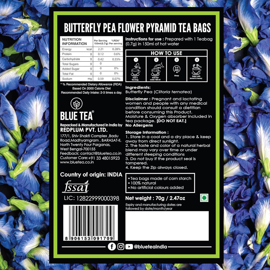 Blue Tea Butterfly Pea Flower Tea