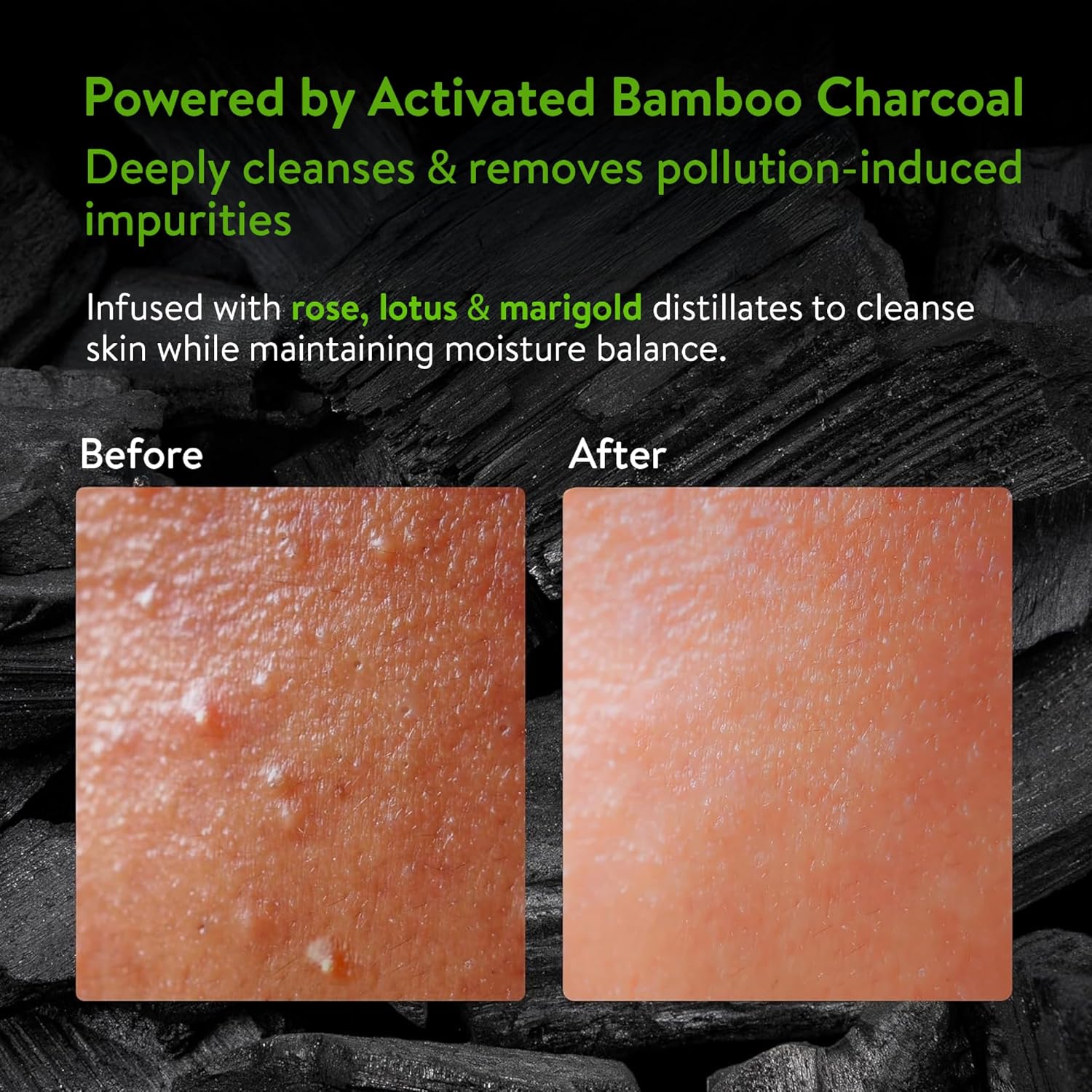 Ayouthveda Activated Charcoal Face Wash | Bamboo Charcoal & Floral Distillates | Deep Cleansing, Anti-Pollution, Oil Control & Brightening | Ayurvedic Non-Drying Cleanser | Maintains Skin Moisture Balance | For Men & Women | 100ml (Pack of 1)