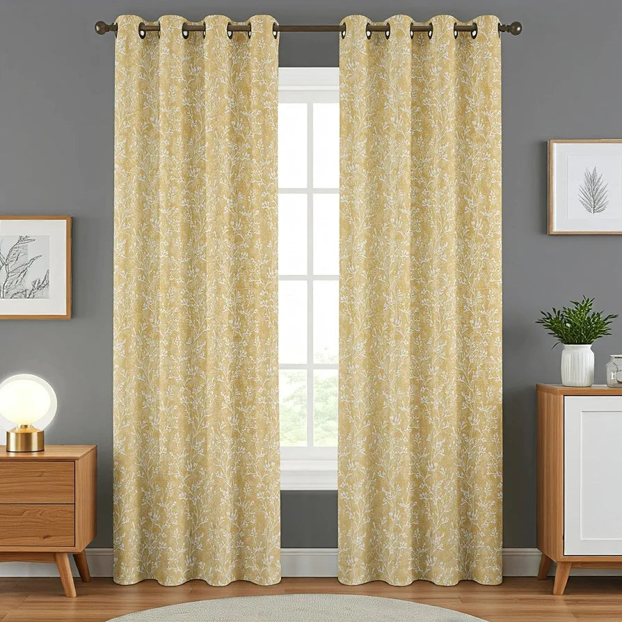 Homefab India 1 Piece Grommet Style Polyester Long Door Curtain 9 feet