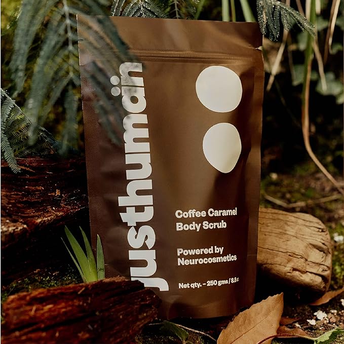 Justhuman Coffee Caramel Body Scrub - 250 ml