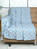 Saral Home Easy Living Soft Microfiber 1 Seater Sofa Cover Throw Colour Grey