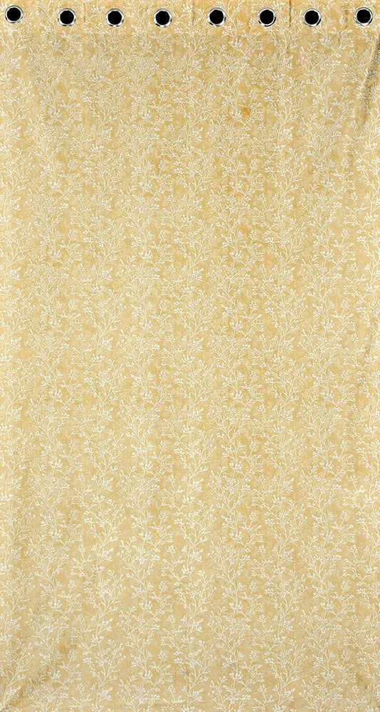 Homefab India 2 Piece Grommet Style Polyester Long Door Curtain 9 feet