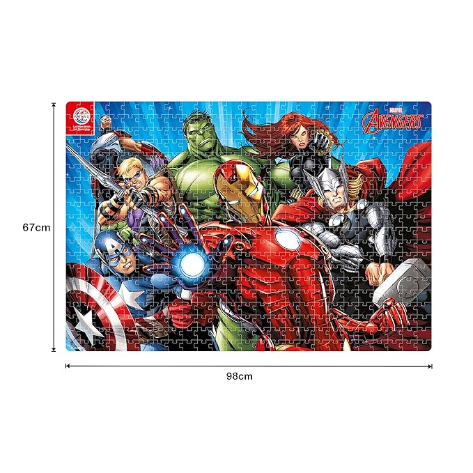 Ratna's Marvel Avengers 500 Pieces Jumbo Floor Jigsaw Puzzle