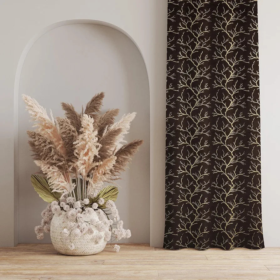Homefab India Velvet Curtain Room Darkening Door 7 feet